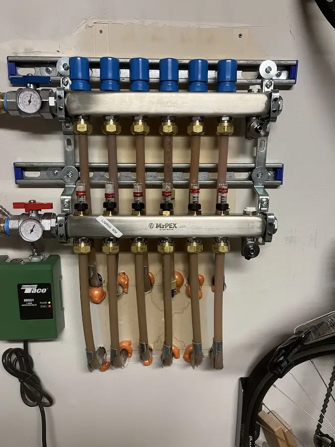 Plumber performing Leak Detection at a residential property in Tice